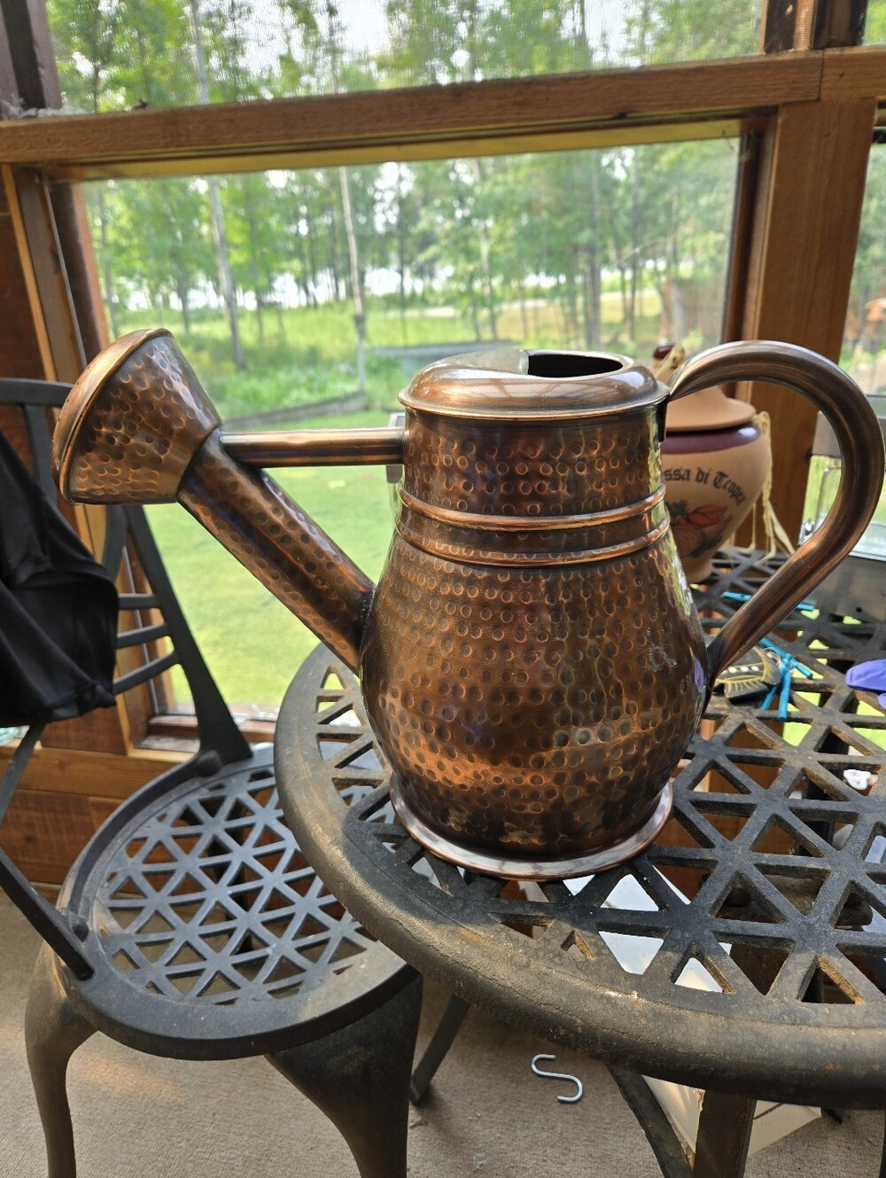 Vintage pure copper watering can